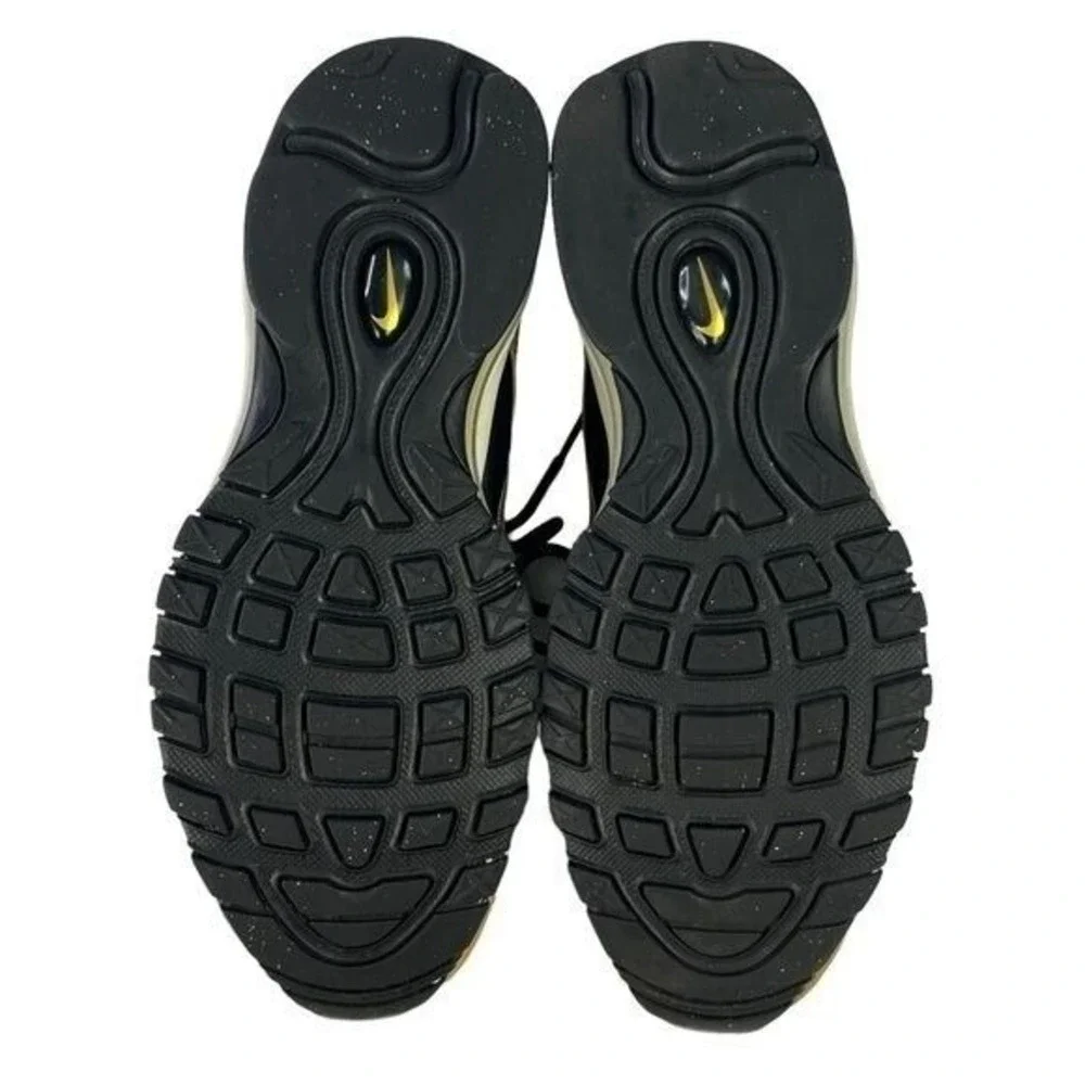 Nike AirMax‎ 97 Shoes Womens 9 Youth 7 Black Metallic Gold Shoes